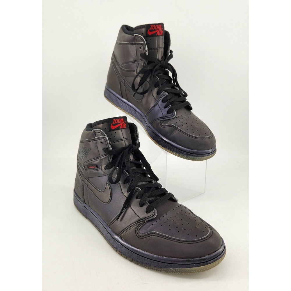 Nike Air Jordan 1 High Zoom Fearless Mens 10 Black Iridescent‎ BV0006-900
